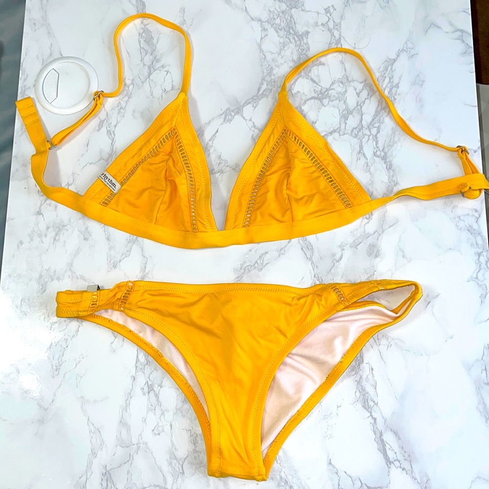 Yellow bikini